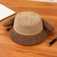 Fashion Winter Bucket Hat-Dark Coffe - image 2