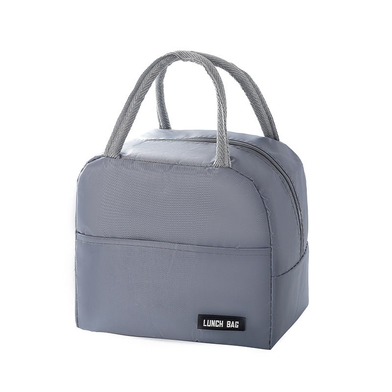 Solid Color Thickened Insulated Lunch Tote Bag, Portable Thermal Cooler Lunch Bag, Reusable Waterproof Food Carrier Bag, Leakproof Lunch Container Bag For Office Workers Students Picnic Travel - image 10