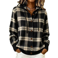 Women's Loose Hooded Sweater Cardigan - image 5