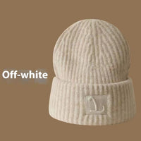 Autumn And Winter Warm-keeping And Cold-proof Ear Protection Beanie Hat Makes Face Look Smaller Knitted Hat - image 6