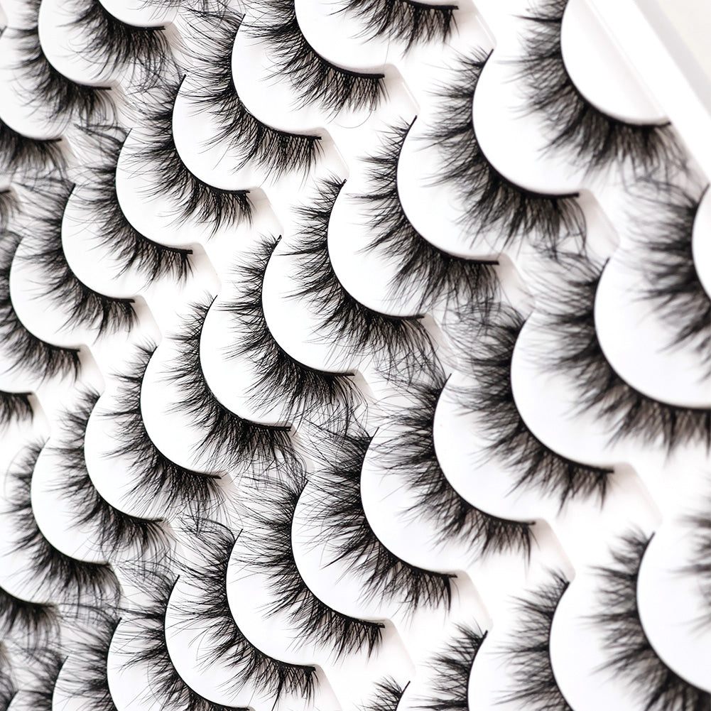 3D Faux Mink False Eyelashes - Style 13 - image 4