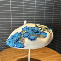 Fashionable Wool Woolen Artistic Painter's Bud Hat - image 1