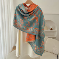 Retro High Sense Artificial Cashmere Scarf - image 9