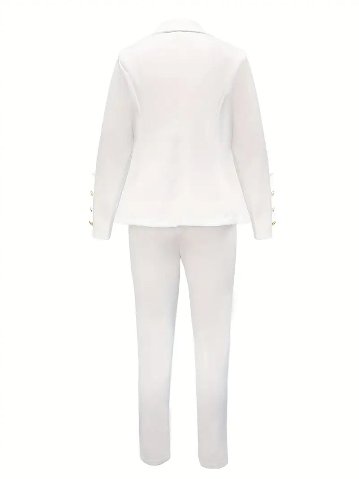 Women's Business Casual Suit And Trousers Large-sized Two-piece Set - image 2