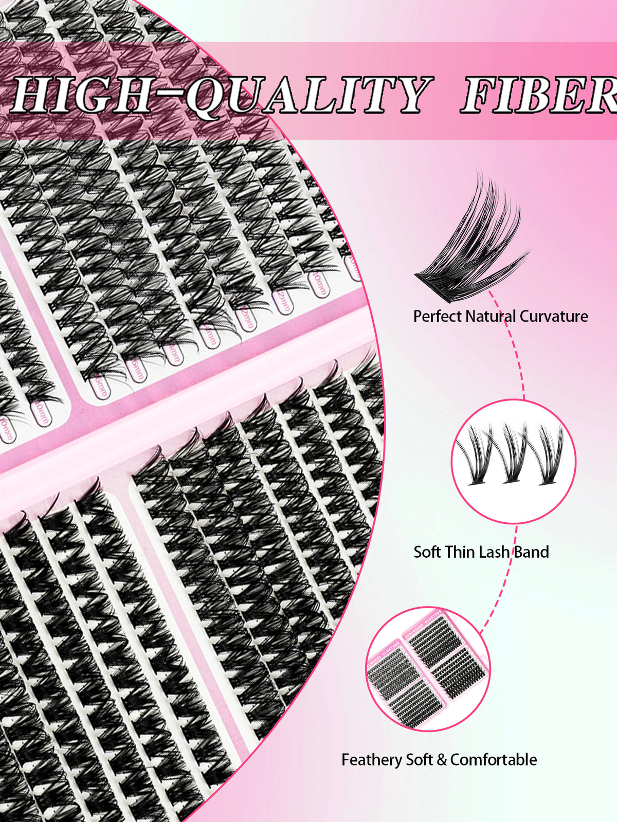 3D False Eyelashes, Multi-layered, Realistic, Soft And Comfortable, Natural Nude Makeup - image 5