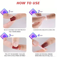 French Flower Press-On Nails (24 pcs) - image 6
