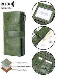 RFID Blocking Zip Around Long Wallet - image 3