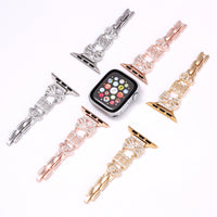 Bow Rhinestone Metal Band Compatible with Apple Watch - image 3