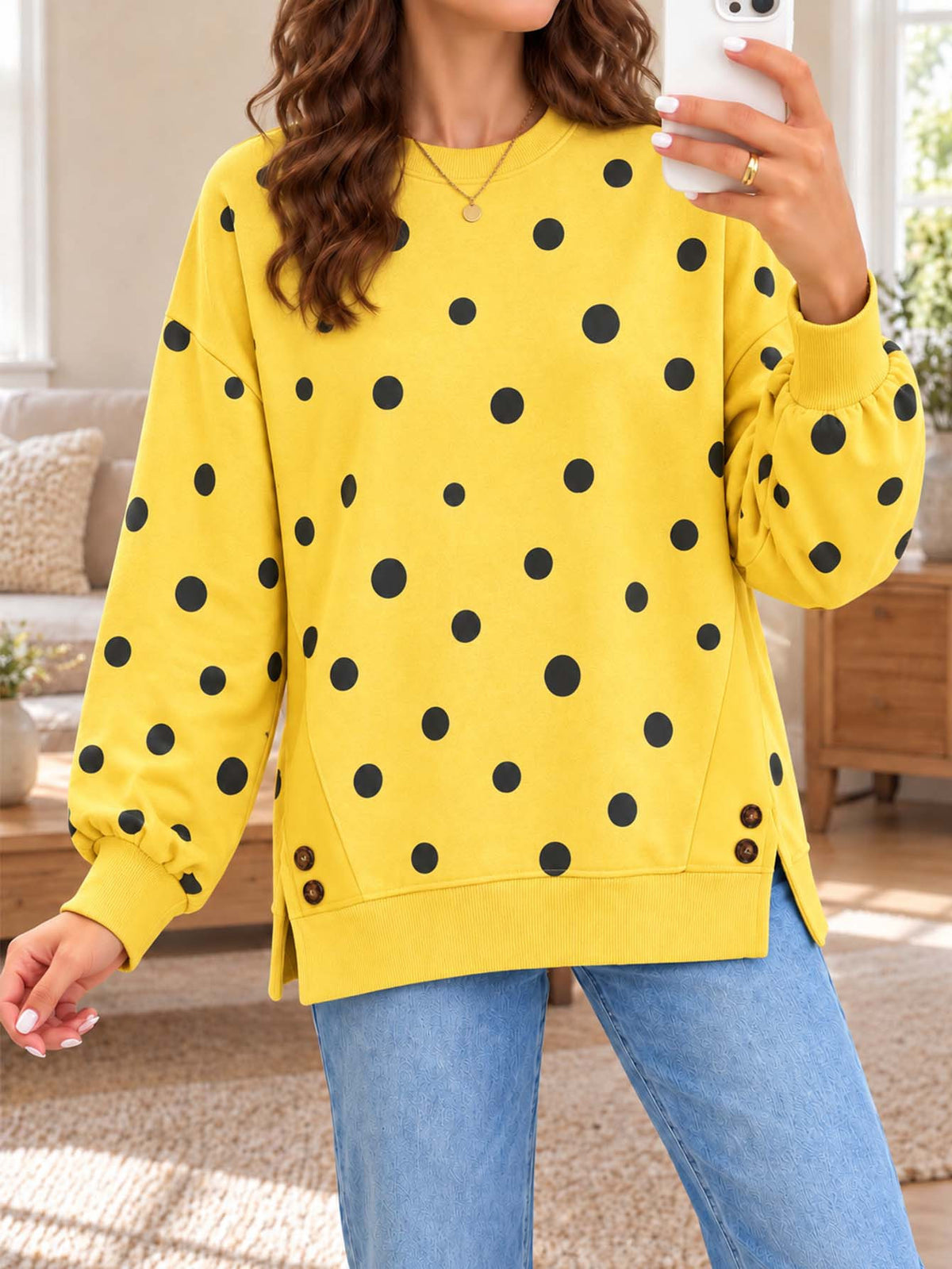 Women's Elegant Long Sleeve Blouse - image 3