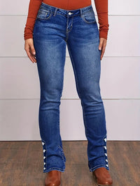 Mid-Rise Classic Blue Skinny Jeans - image 3