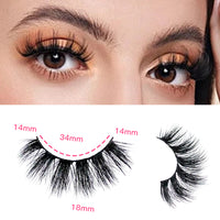 3D Faux Mink False Eyelashes - Style 10 - image 1