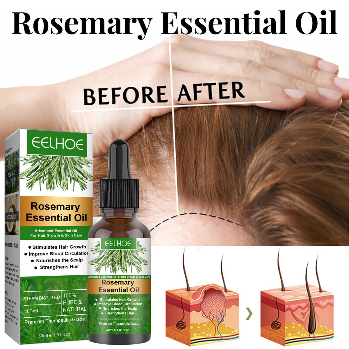 Rosemary Anti-Breakage Nourishing Hair Care Oil - image 8