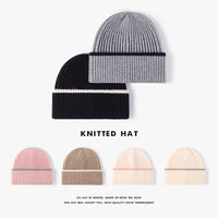 All-match Simple Warm Thickened Knitted Hat - image 1