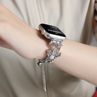 Star Rhinestone Chain Watch Band - image 4
