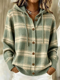 Women's Loose Hooded Sweater Cardigan - image 9