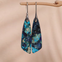 Mosaic Stone Drop Earrings - image 11