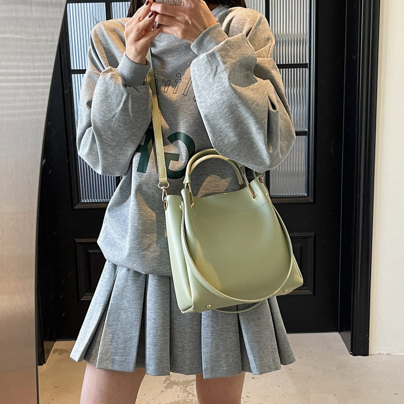 Minimal Bucket Crossbody Bag - image 8