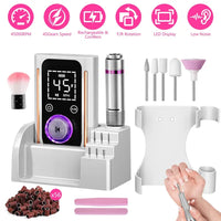 Lima eléctrica de uñas inalámbrica con 11 brocas - image 1