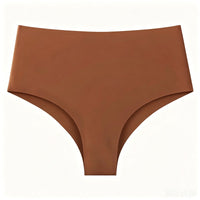Women's Plus Size Ice Silk Seamless Low Waist Thong Panties - image 7