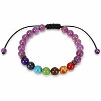 Purple Stone-Look Bead Bracelet - image 3