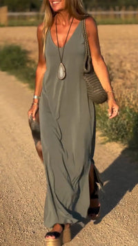 Female Sexy Trend V-neck Strap Dress - image 6