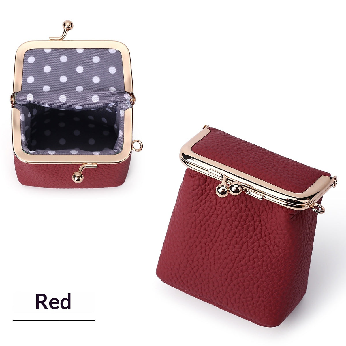 Genuine Leather Mini Coin Purse - image 8