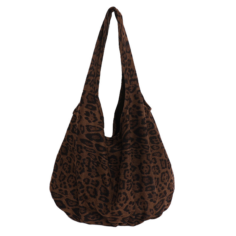 Suede Pleated Cloud Bag - image 7