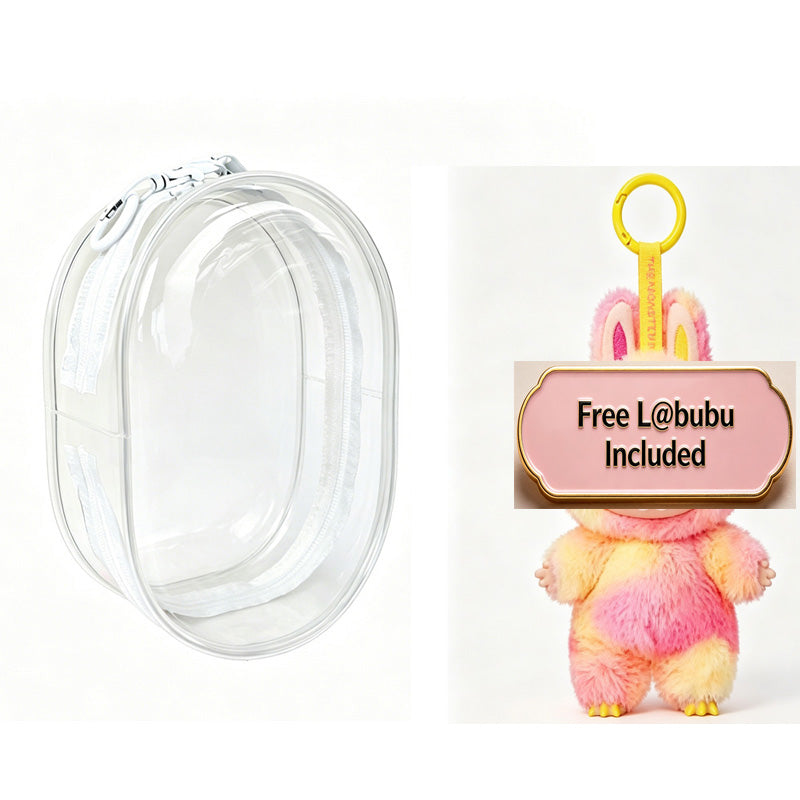 Doll Backpack,Mini Storage Case,PVC Dustproof Small Doll Bag For Mini Dolls Figures,labubu Doll Bag - image 11