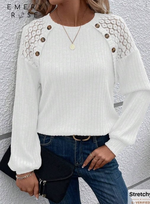 Fashionable And Casual Warm Women's Long Sleeved Sweater