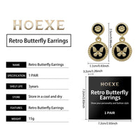 Vintage Butterfly Earrings - image 8
