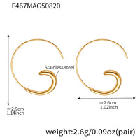 Gold Stainless Steel Earrings - image 6