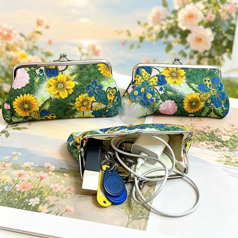 Chrysanthemum Embroidered Wallet - image 2