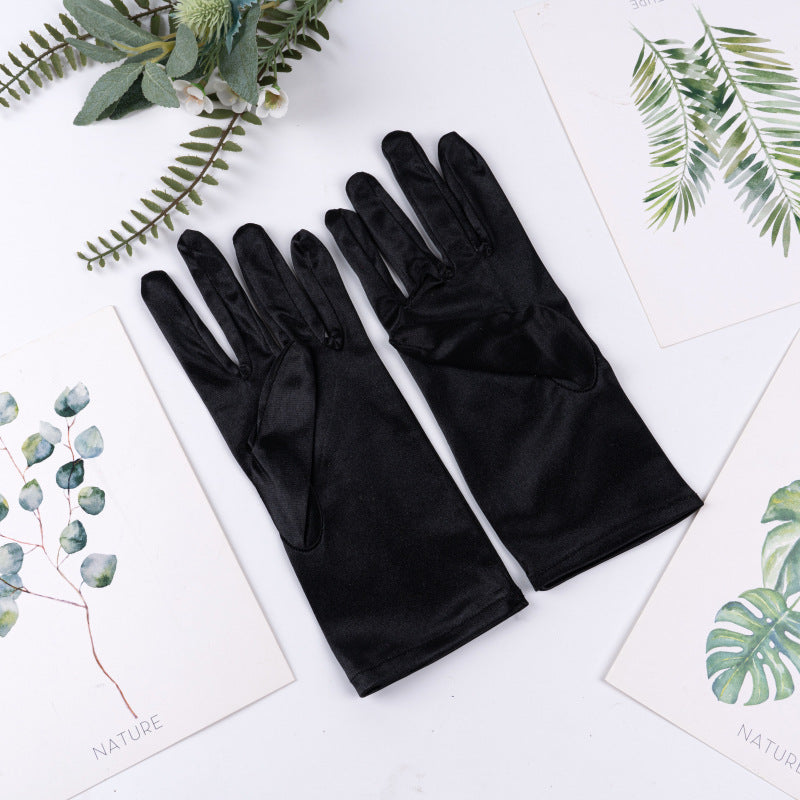 Satin Long and Short Gloves - image 8