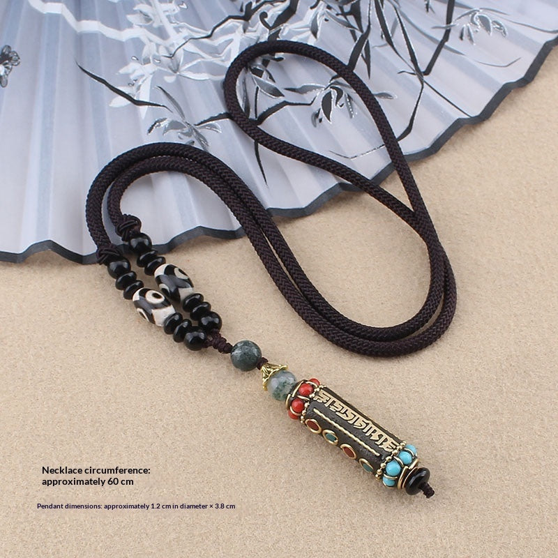 Ethnic Style Long Sweater Chain Necklace - image 5