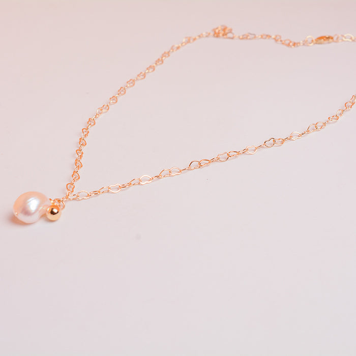 Freshwater Pearl Gold Necklace