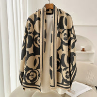Retro High Sense Artificial Cashmere Scarf - image 4