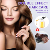 Hair Straightener Brush, Ionic Plus Steam Straightening Brush For Smooth, Anti-frizz Hair, Anti-Scald Ceramic Straightening Comb, Heated Straightener Brush Flat Iron Fast Heating For Home Salon - image 5