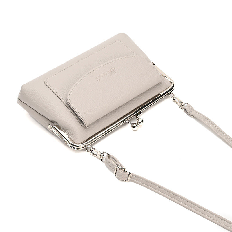 Large Capacity Solid Color Shoulder Bag - image 3