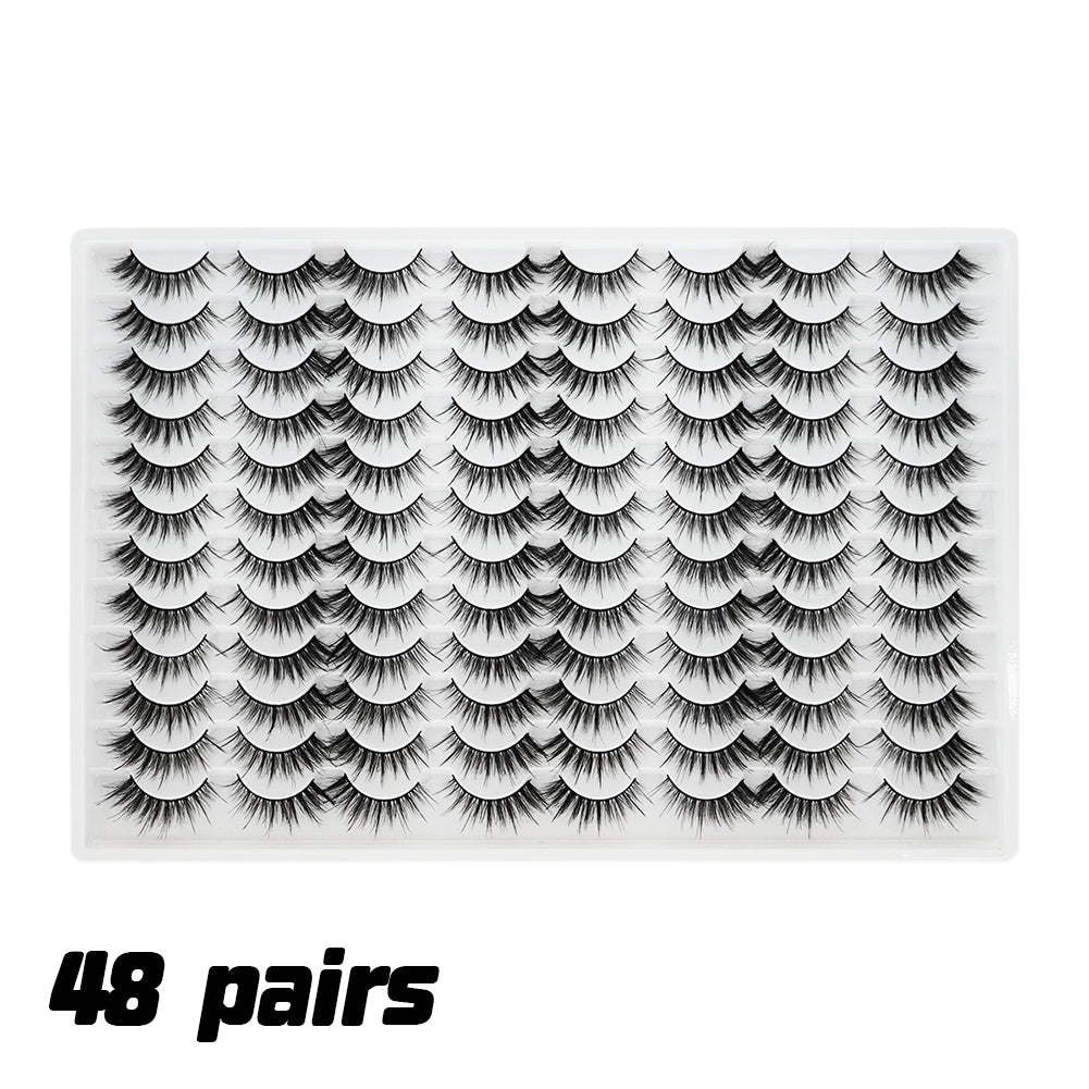 3D Faux Mink False Eyelashes - Style 03