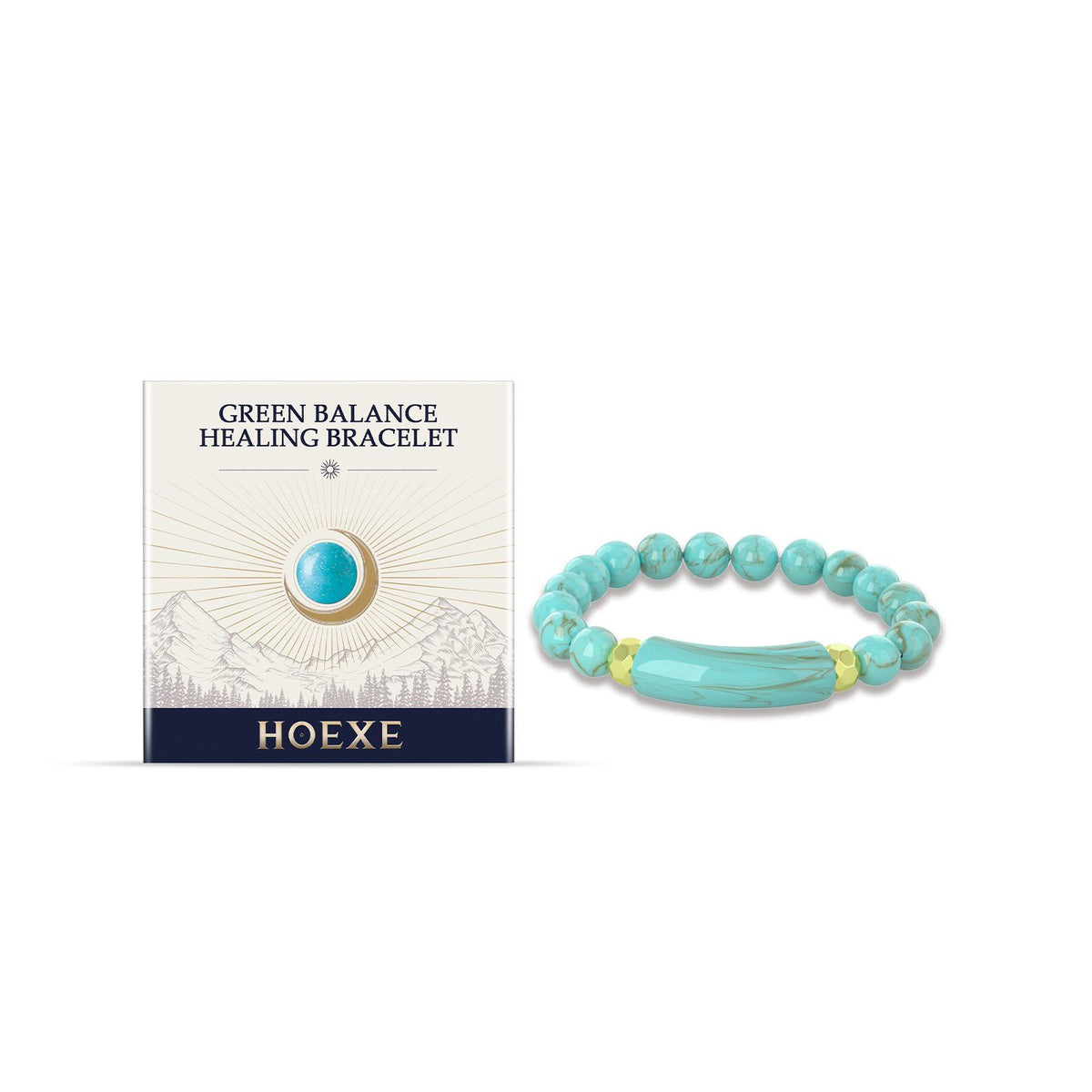 Green Chip Bead Bracelet - Classic - image 2