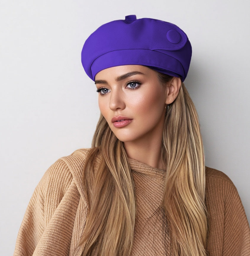 The High-end Button Beret Makes Your Face Look Smaller - image 2