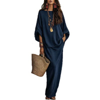 Loose Long Dress Two-Piece Set - image 5