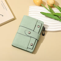 Women's Small Bifold Wallet with Snap Closure, Slim Card Holder with ID Window - image 2