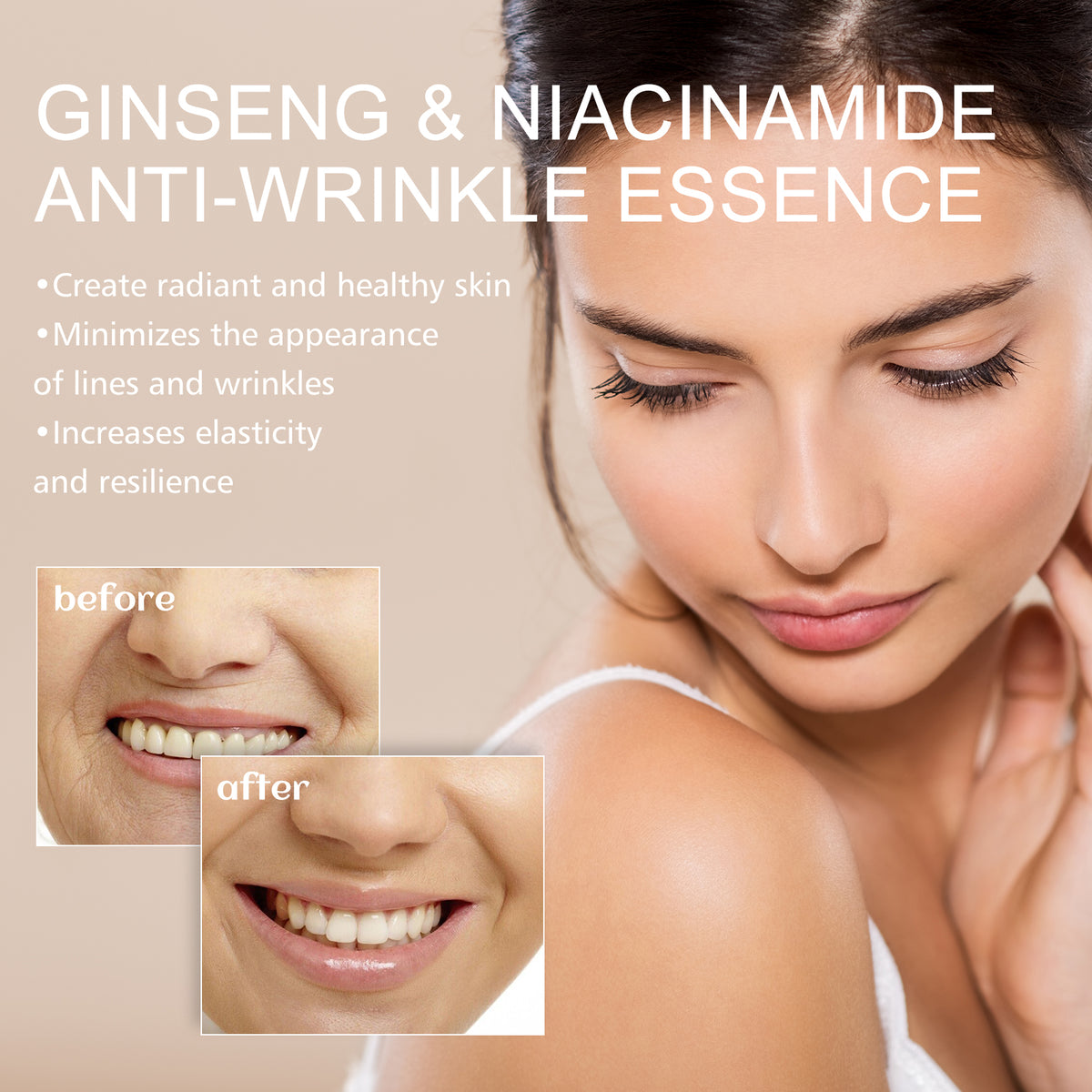 EELHOE Ginseng Essence For Fading Fine Lines, Firming Face, And Moisturizing Skin Serum - image 4