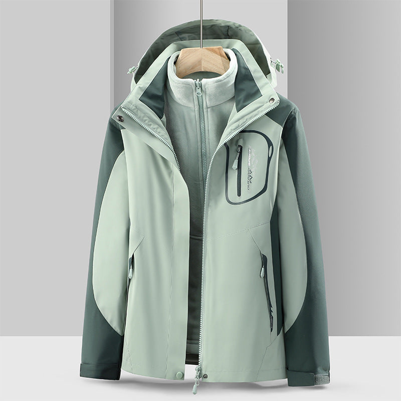 Women's 3-in-1 Waterproof Hooded Hiking Jacket - image 6