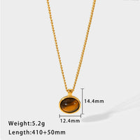 Gold Stainless Steel Chain Necklace - image 6