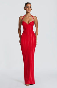 Fishtail Corseted Figure-flattering Sheath-style Evening Gown For Socialites And Parties - image 6