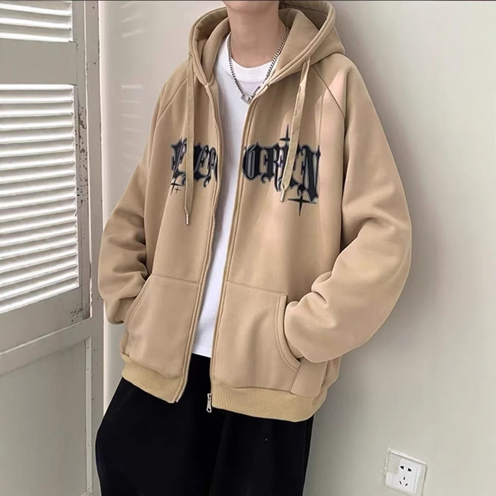 Hooded Knit Cardigan Jacket - image 5