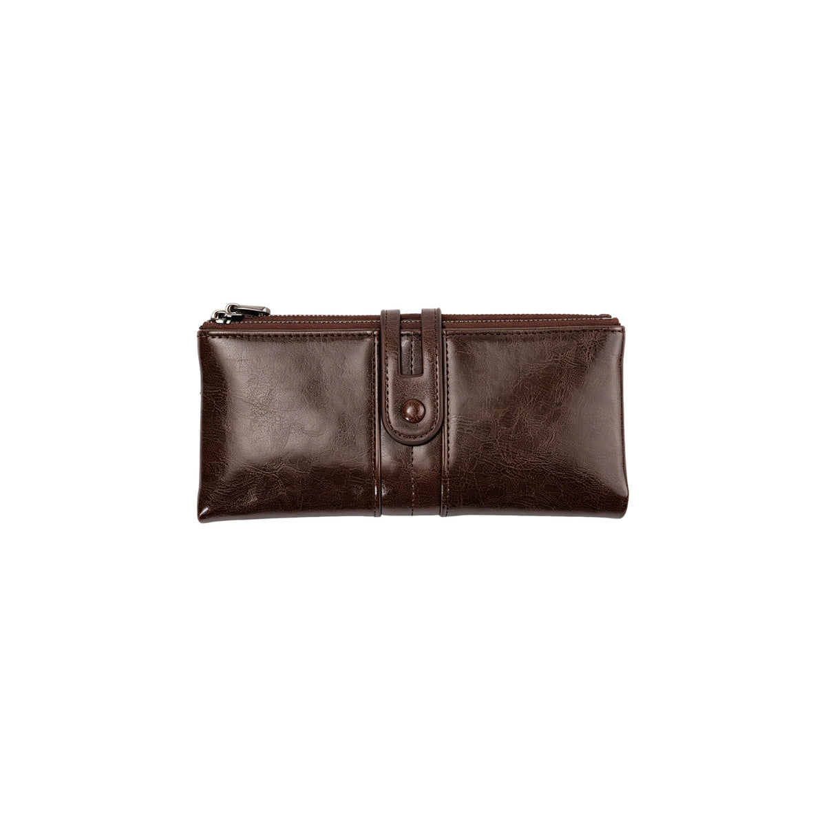 RFID Blocking Retro Zip Long Wallet - image 6