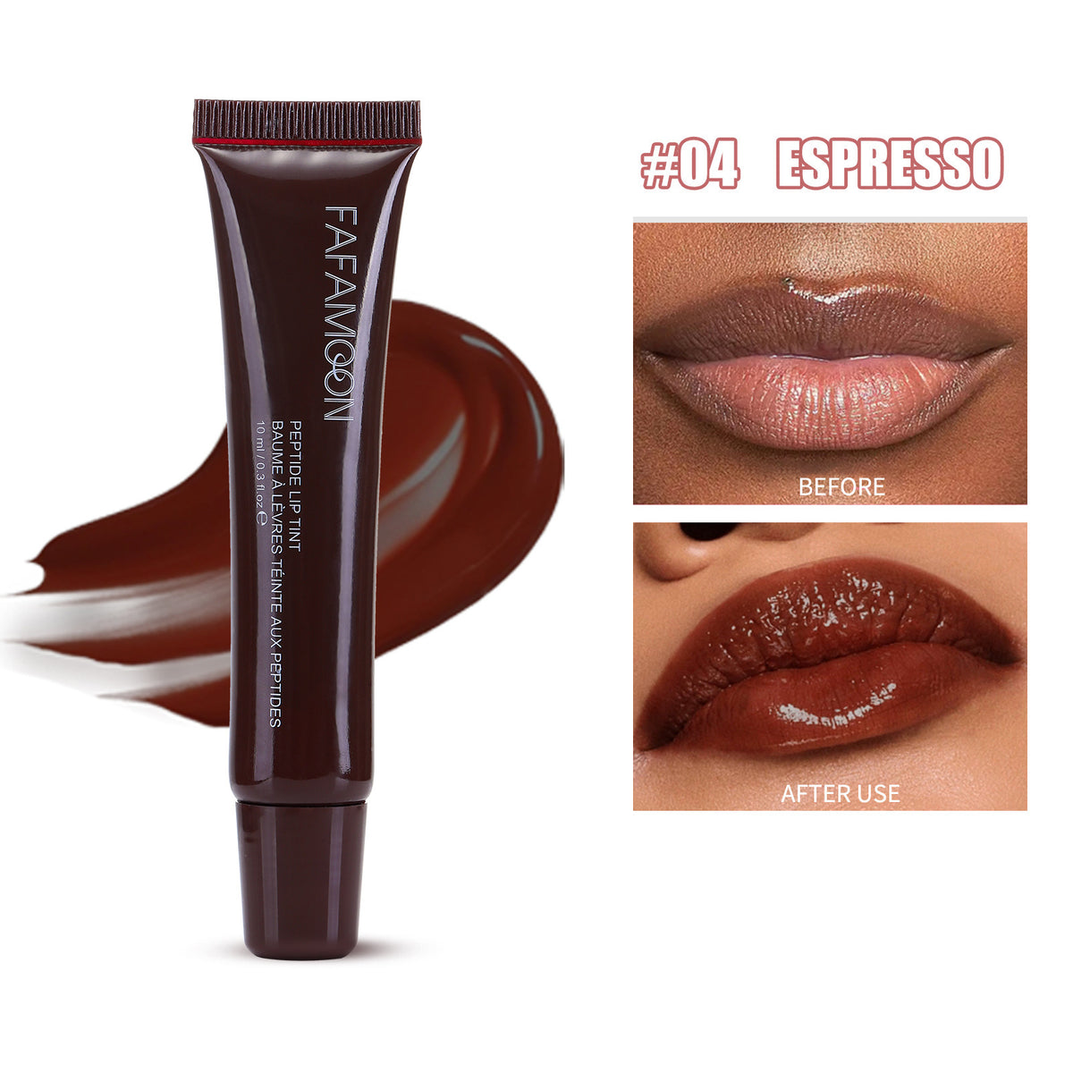 Glossy Lip Glaze Waterproof Long Lasting Lip Gloss Glossy Mirror Tea Red Liquid Lipstick Doodle Lip Korean - image 10
